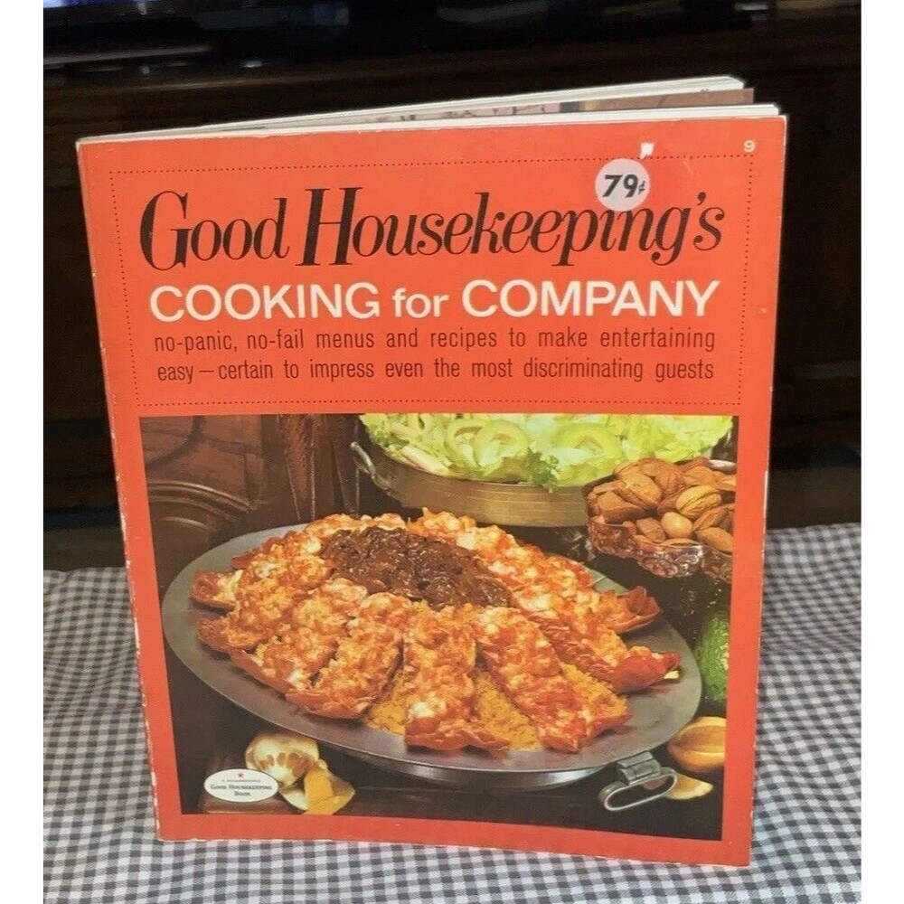 1967 Good Housekeeping Cookbook Cooking for Company Illustrated Vintage